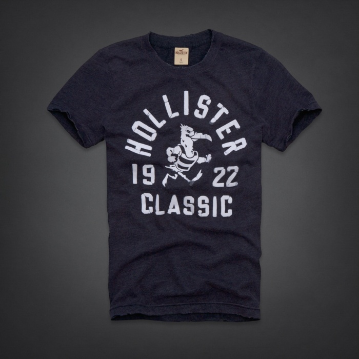 Hollister Hombres De Cuello Redondo Corto Remera HCO4115